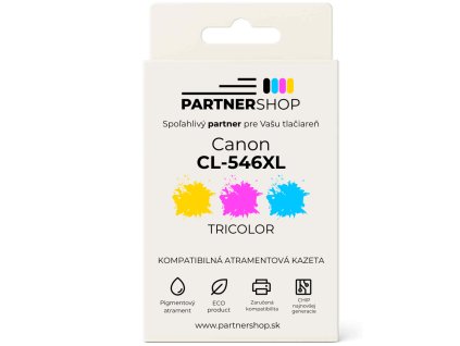 PartnerShop® atramentova kazeta Canon CL 546XL Tricolor