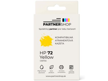 PartnerShop® atramentova kazeta HP 72 C9373A Žltá