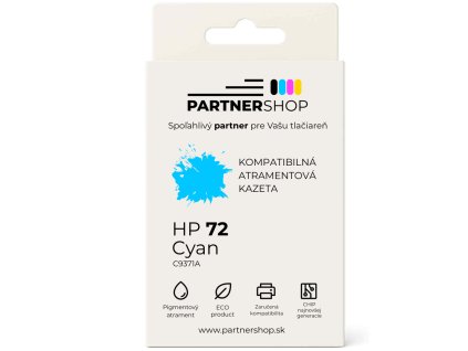 PartnerShop® atramentova kazeta HP 72 C9371A Azúrová