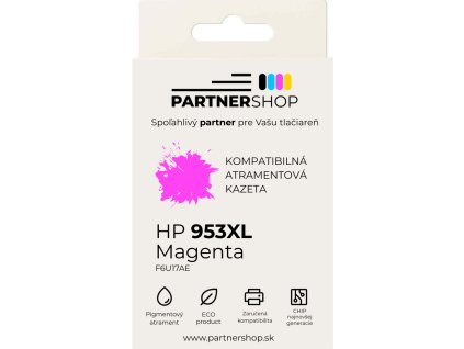 PartnerShop® atramentová kazeta HP F6U17AE č.953XL Purpurová