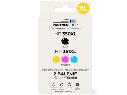 HP 350XL 351XL Black Tricolor