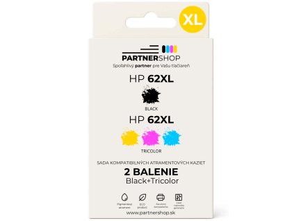HP 62XL Black Tricolor