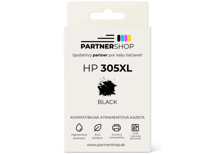 PartnerShop® atramentova kazeta HP 3YM62AE č.305XL Čierna