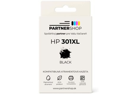 PartnerShop® atramentova kazeta HP CH563EE č.301XL Čierna