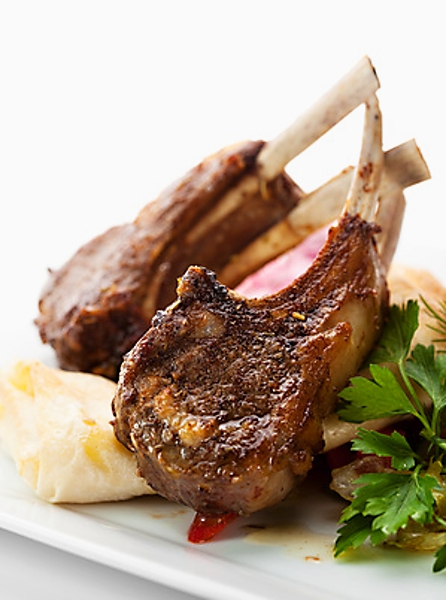 Jehněčí kotlety z trouby