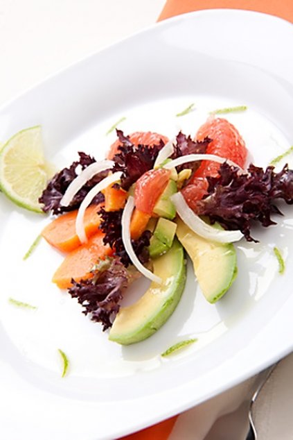 Avokádo s grapefruitem