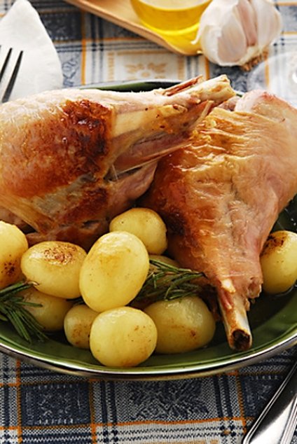 Pečená krůtí stehna