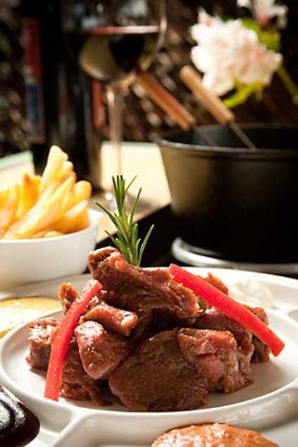 Silvestrovské fondue