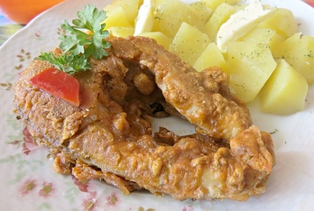 Kapr smažený v nadýchaném těstíčku