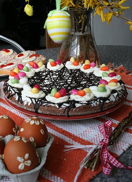 Míša dort - velikonoční