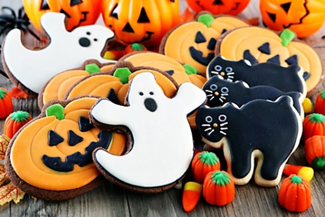 Halloweenské perníčky