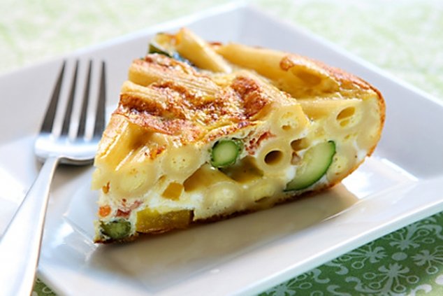 Frittata ze dvou druhů sýrů