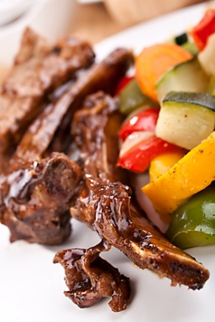 Pečená vepřová žebra