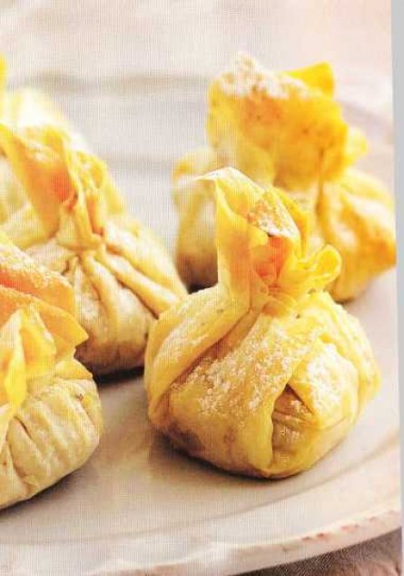 Balíčky s čokoládou a mascarpone