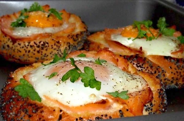 Plněné houstičky lososem