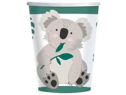 10210 koala kelimky papirove 8 ks 250 ml amscan