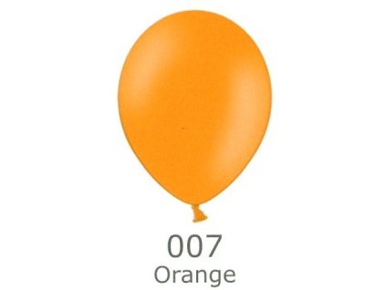 112 orange 007 balonek oranzova prumer 27cm belbal