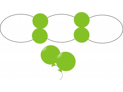 1120 dekoracni balonek d5 014 lime green