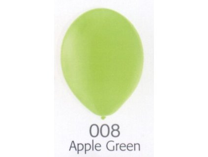 115 apple green 008 balonek svetle zelena prumer 27cm belbal