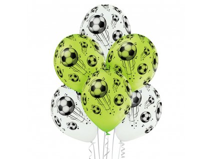 fotbal balonky zeleno bílé