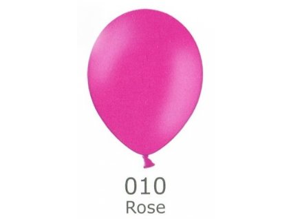 121 rose 010 balonek tmave ruzova prumer 27 cm belbal