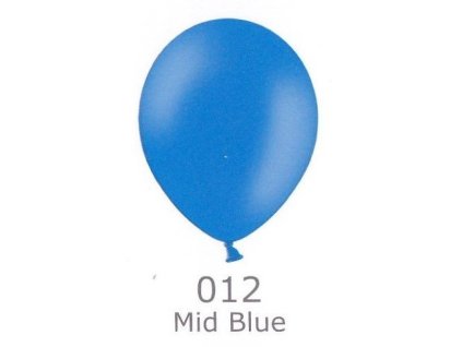 127 mid blue 012 balonek modra prumer 27 cm belbal
