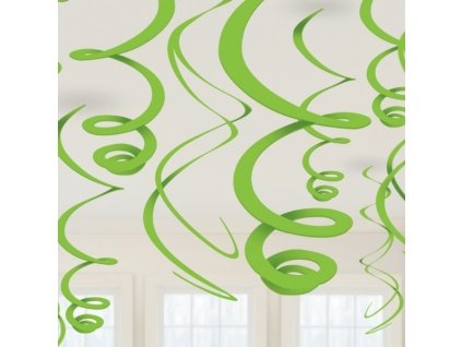 zavesna dekorace zelena