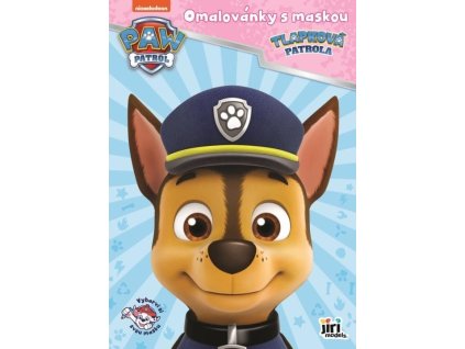 pawpatrol omalovanky maska tlapkova patrola