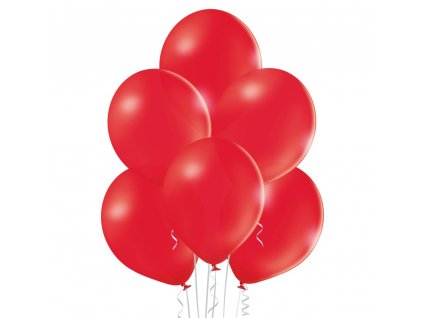 balonky cervene 10 kusu