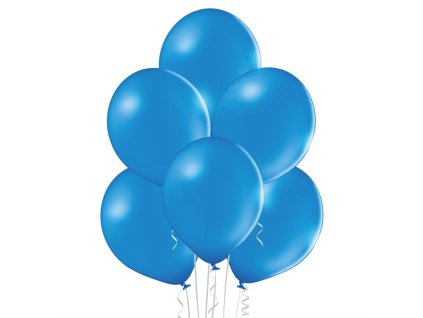 modre balonky 10 ks