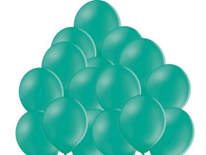 tyrkysove balonky 50 kusu
