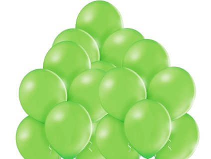 balonky limetkove zelene 50 kusu