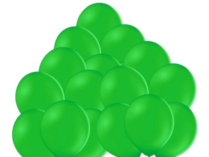 balonky zelene 50 kusu