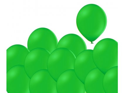balonky zelene 100 kusu