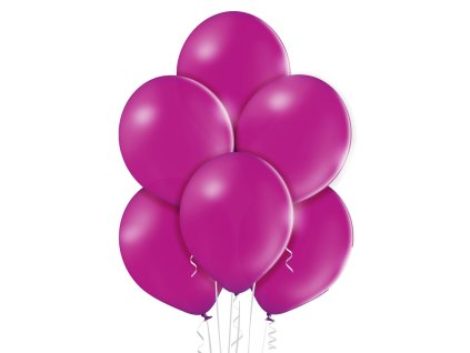 balonky fuchsia tmava 10 kusu