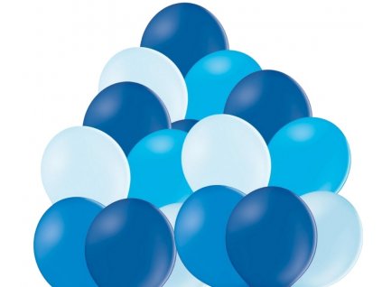 balonky modre mix 50 kusu