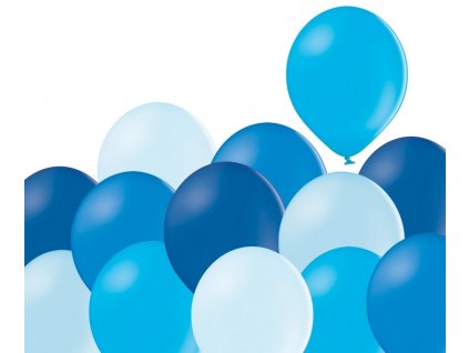 balonky modre 100 kusu