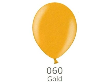157 gold 060 balonek zlaty metalicky