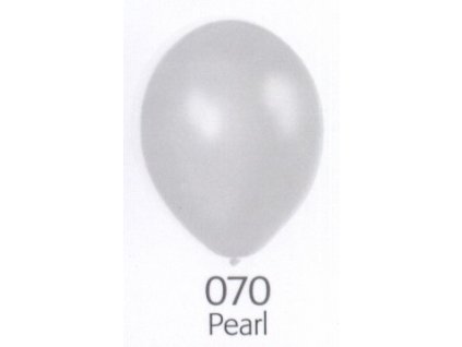 175 pearl 070 balonek bily metalicky belbal