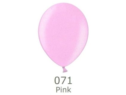 178 pink 071 balonek svetle ruzovy metalicky belbal