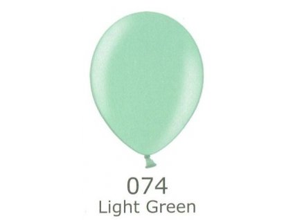 184 light green 074 balonek svetle zeleny metalicky belbal