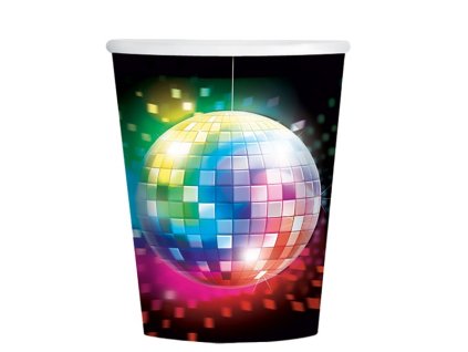 Disco kelímky papírové 8 ks 250 ml