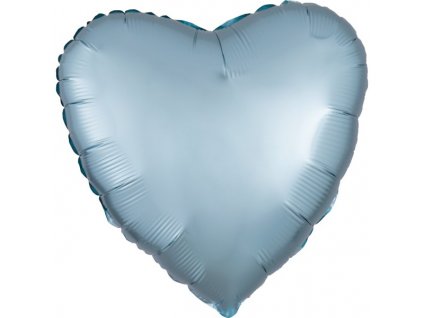 srdicko balonek svetle modry 43 cm