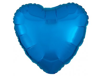 Balónek fóliový srdce modré