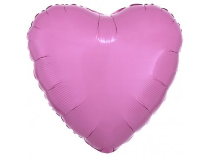 Balónek fóliový srdce růžové