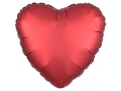 Balónek fóliový srdce červené