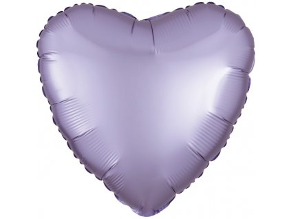 Balónek fóliový srdce světle fialové