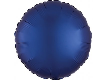 Balónek fóliový kruh modrý 43 cm
