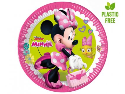 minnie talirky papirove 8 ks