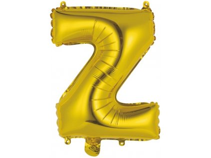 pismeno Z balonek zlaty 40 cm
